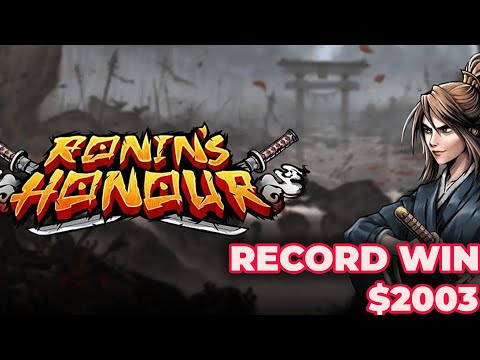 Ronin’s Honour Slot Big Win x400