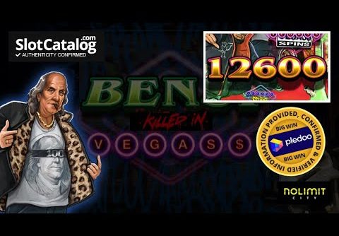 Mega win. Benji Killed in Vegas slot from NoLimit City