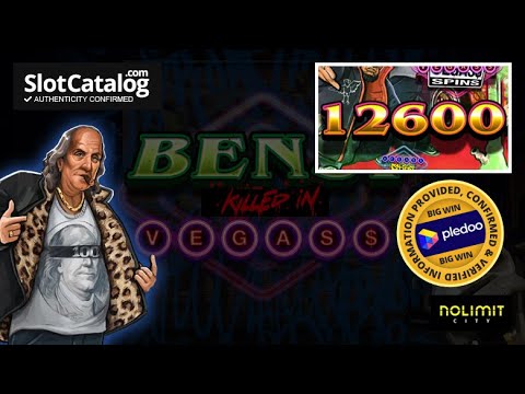 Mega win. Benji Killed in Vegas slot from NoLimit City