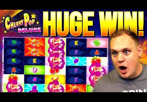 SUPER BIG WIN ON CHERRY POP DELUXE SLOT!!!