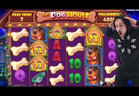 THE DOG HOUSE MEGAWAYS BONUS BUY – HIT MANY BONES – BIG WINS SLOT ONLINE CASINO GAME
