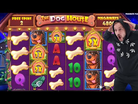 THE DOG HOUSE MEGAWAYS BONUS BUY – HIT MANY BONES – BIG WINS SLOT ONLINE CASINO GAME