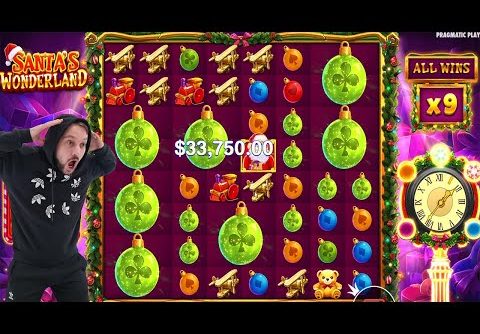 SANTAS’S WONDERLAND – HUGE WIN BONSU BUY – MIDNIGHT RICHES MAX LEVEL 5 ALL WINS X15 CASINO SLOT