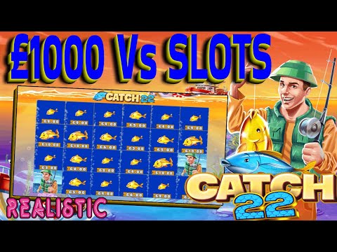 £1000 Vs Slots! NEW SLOT Catch 22 Big Win! 🎰🐠