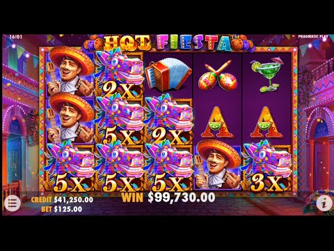 HOT FIESTA SLOT MEGA BIG WIN!! PRAGMATIC PLAY!! 😱