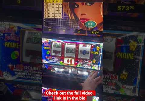 Gems and Jewels slot machine play.  Very big win on a $3 max bet. #vgt #vgtslots #casino #slots