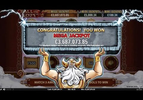 Mega Jackpot Win in Hall of Gods at Paf.com – €3,687,073 – Estonian record!