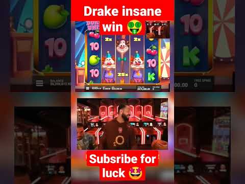 Drake and roshtein big win on dork unit slot🤯 #bigwin #slot #drake #roshtein #casino #shorts