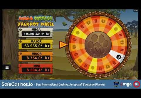 Max win on Mega Moolah Jackpot Slot (Microgaming)