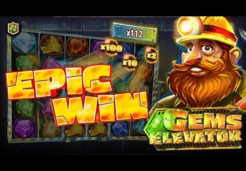Gems Elevator 🔥 Amazing EPIC WIN You Just Need To See! 🔥 Online Slot BIG WIN – GameArt