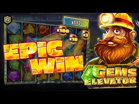 Gems Elevator 🔥 Amazing EPIC WIN You Just Need To See! 🔥 Online Slot BIG WIN – GameArt