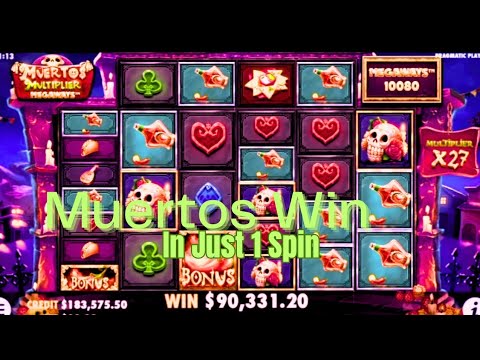 Muertos multiplier Mega Win.|| 🔥Sensational Win in Just 1 Spin🔥 Pragmatic play