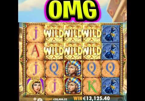 EYE OF CLEOPATRA SLOT 😮 RARE MAX MULTIPLIER 🔥 & MEGA BIG WINS‼️ #shorts