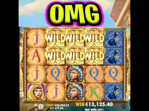 EYE OF CLEOPATRA SLOT 😮 RARE MAX MULTIPLIER 🔥 & MEGA BIG WINS‼️ #shorts