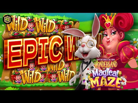 Biggest EPIC WINs ⚡ Adventures Beyond Wonderland Magical Maze ⚡ Online Slot EPIC Big WIN – Quickspin