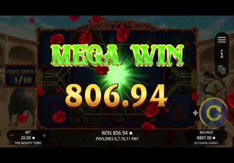 The Mighty Toro (Booming Games) 😎 Online Slot MEGA WIN! 🎰