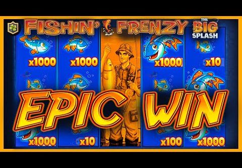 Fishin Frenzy The Big Splash 🤑 Super Massive Win! NEW Online Slot – EPIC Big WIN – Blueprint Gaming