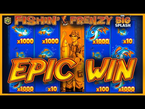 Fishin Frenzy The Big Splash 🤑 Super Massive Win! NEW Online Slot – EPIC Big WIN – Blueprint Gaming