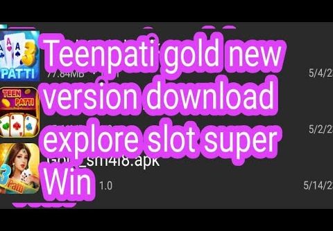 Explore slot||Super win Trick||Daily 10K Income||Teenpati gold Arman#youtube