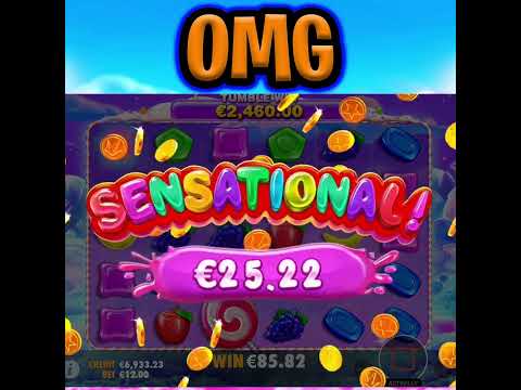 SWEET BONANZA SLOT 🍭 MAX MULTIPLIER MEGA BIG WIN 🔥 OMG WHAT A BONUS‼️ #shorts