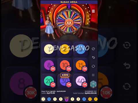 MEGA WHEEL JACKPOT X500  MODAL 100K