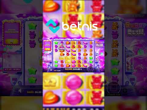 Sugar Rush l  YÜKSEK KAZANÇ VAKTİ KASA PATLADI!! l BİG WİN #slot #sugarrush