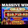 MASSIVE $18,000 Jackpot Handpay on .50 Bet!!! LOCK IT LINK Eureka Reel Blast Slot Machine HUGE WIN