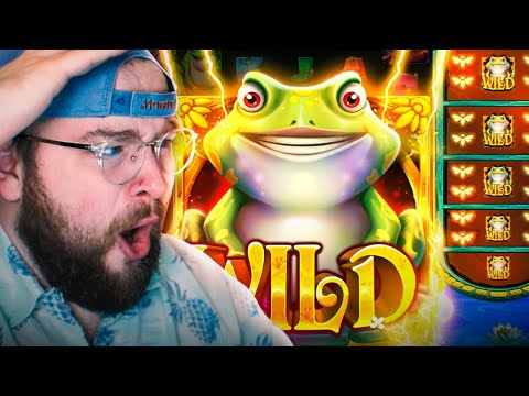 INSANE MASSIVE WIN ON THE NEW WILD HOP AND DROP SLOT!