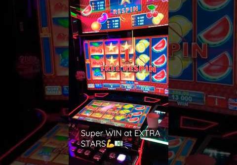 💶Super WIN at EXTRA STARS 💪🍀 #shortsvideo #slots #bigwin #casino #shorts