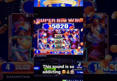 SUPER BIG WIN on minimum bet 😳😍🎰💰🎰 #bigwin #casino #gambling #slot #slotmachine #shorts