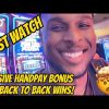 🤑 WINNING FRENZY on these Slot Machines at Winstar plus HUGE HANDPAY! Must WATCH! #slot #bigwin