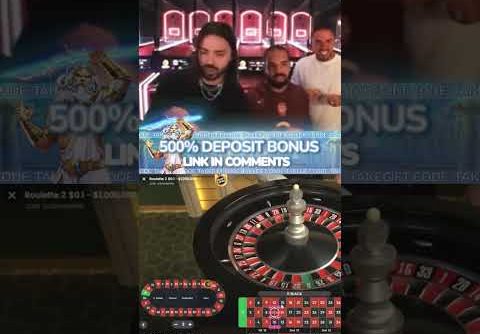 DRAKE WIN MILLIONS ON ROULETTE ft. ROSHTEIN #drake #shorts #trending