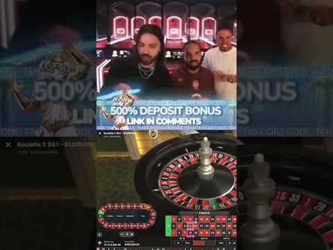 DRAKE WIN MILLIONS ON ROULETTE ft. ROSHTEIN #drake #shorts #trending