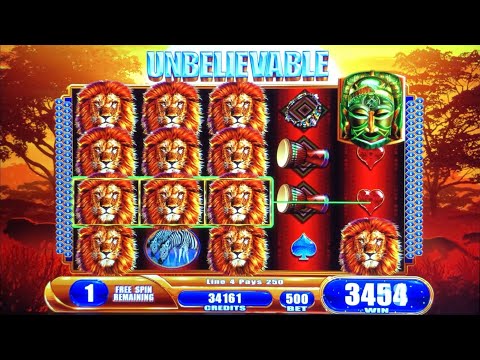 MASSIVE WIN 25K, King of Africa slot machine handpay mega award & triggers minor progressive jackpot