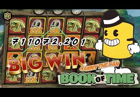 BIG WIN NEW ONLINE SLOT 🔥 CLASSIC BOOK 🔥 CANNY THE CAN AND THE BOOK OF TIME – HACKSAW GAMING