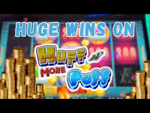 Huff N More Puff Was Paying! Huge wins and non stop fun 🤩 Live Slot Play at Casino