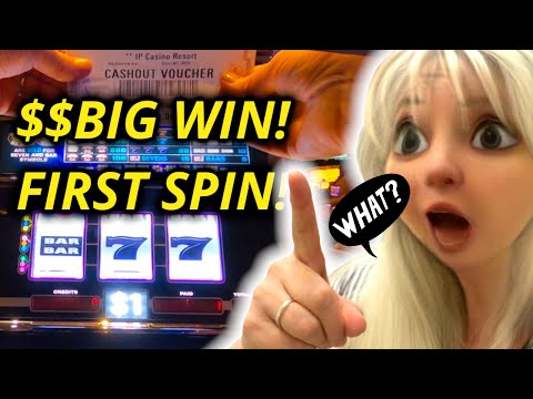 IP CASINO $BIG WIN! [FIRST SPIN!] Slot Machine I’ve never played before! Biloxi MS
