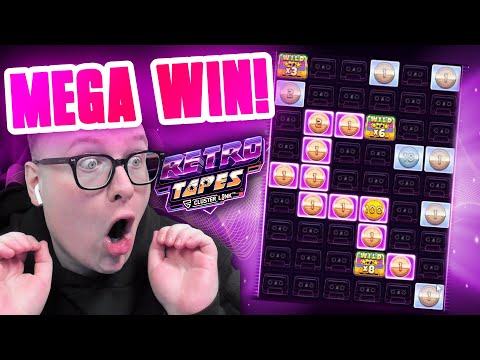 AWESOME! – Mega Win on Retro Tapes (Push Gaming Slot)