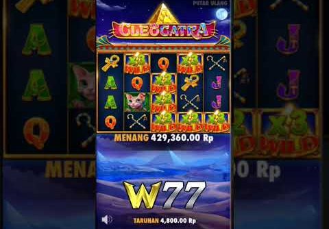 NYARIS FULL WILD ⁉️ SLOT GACOR HARI INI || CLEOCATRA PRAGMATIC PLAY MODAL KECIL