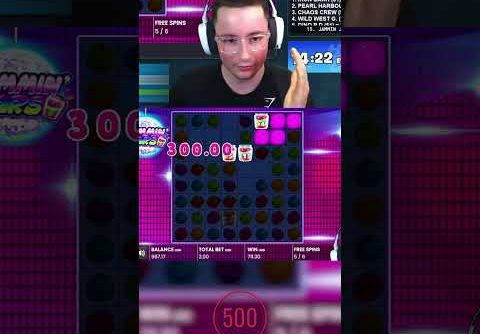 INSANE WIN On JAMMIN JARS!! (BONUS BUYS) #slots #casino #jamminjars #shorts