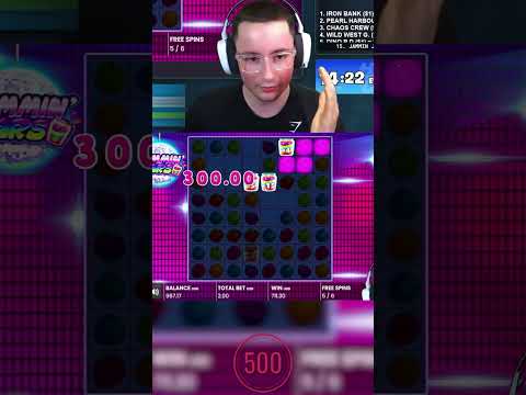 INSANE WIN On JAMMIN JARS!! (BONUS BUYS) #slots #casino #jamminjars #shorts