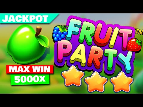 ⭐ MAX WIN !!⭐ | Casino Winning Streak Fruit Party Big Win Pragmatic Play Slot