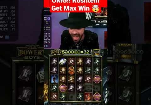 omg! roshtein get 10,000,000$ max win🤯 #maxwin #slot #roshtein #casinoonline #bigwin #slots #shorts