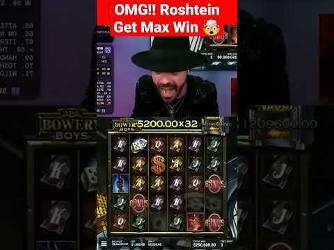 omg! roshtein get 10,000,000$ max win🤯 #maxwin #slot #roshtein #casinoonline #bigwin #slots #shorts