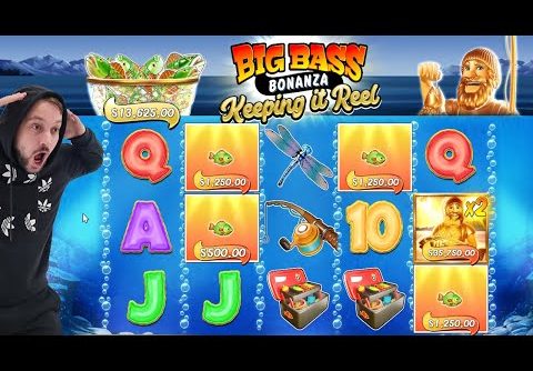 BIG BASS BONANZA – KEEPING it REAL – BIG WIN with x2 MULTIPLIER GOLD FISHERMAN SLOT ONLINE