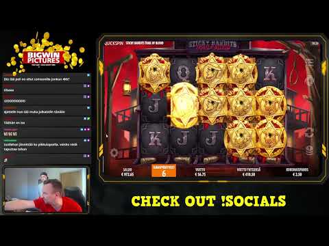 STICKY BANDITS TRAIL OF BLOOD SLOT – CRAZY MEGA WIN!!