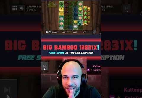 12800x Huge Win on BIG BAMBOO Slot by 17noir