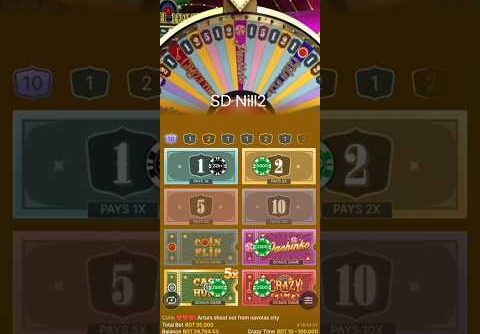 Crazy Time Big Win Pachinko With Top Slot 20X Moment Bonus Jackpot Crazy Time Evolution Gaming