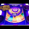 Willy Wonka 3-Reel Slot Bonus – Wonka Free Spins, Big Win!  Multiple Features and Re-Triggers!