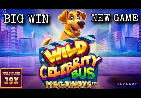 * NEW GAME * WILD CELEBRITY BUS MEGAWAYS * BIG WIN * Pragmatic Play Slot * Corneyslots Big Win *